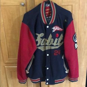 Designer letterman jacket